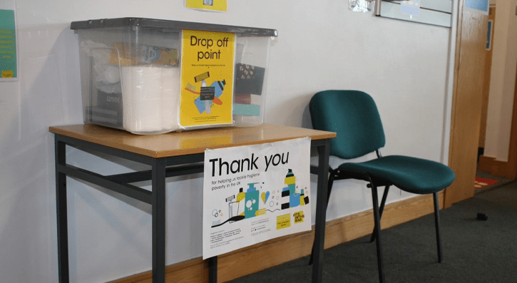 Students from South Eastern Regional College’s (SERC) Foundation Learning Academy have set up a Hygiene Bank Collection Point in Ards Campus to support local people.